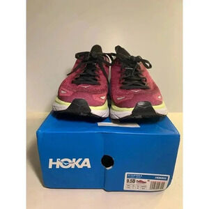 .780.5 Hoka W Clifton 8, Purple/Pink, Womens Running Shoes-US 9.5 Womens